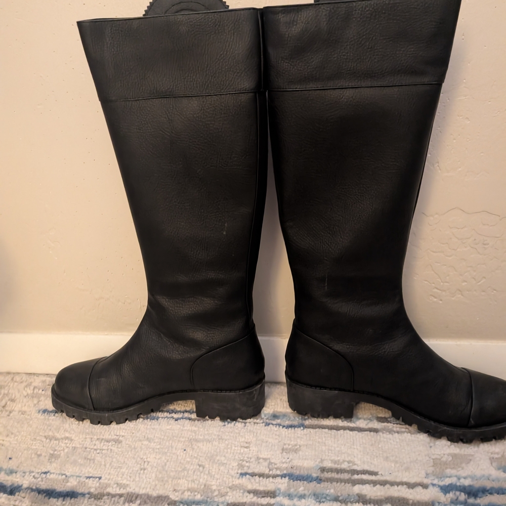 Elegant Black Over the Knee Boots